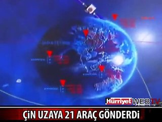 ÇİN UZAYA 21 ARAÇ GÖNDERDİ