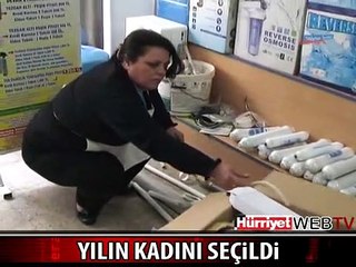 TESİSATÇI FUNDA ABLA YILIN KADINI SEÇİLDİ