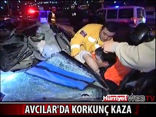 SÜRÜCÜ SIKIŞTIĞI YERDEN BÖYLE KURTARILDI