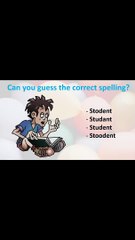 Spelling of the word is correct or not correct.