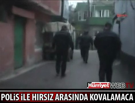 POLİS İLE HIRSIZLAR ARASINDA NEFES KESEN KOVALAMACA