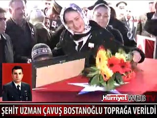 ŞEHİT UZMAN ÇAVUŞA SON VEDA