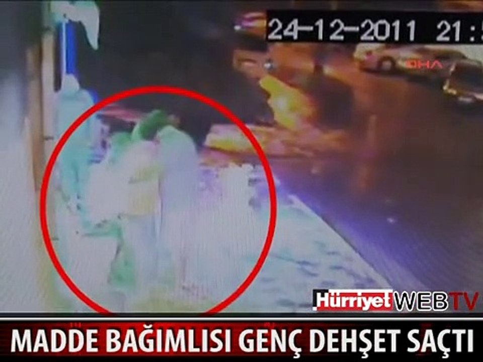 SOKAKTA DEHŞET KAMERADA