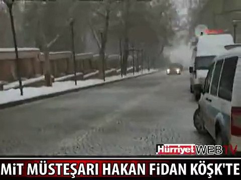 MİT MÜSTEŞARI HAKAN FİDAN ÇANKAYA KÖŞKÜ'NDE