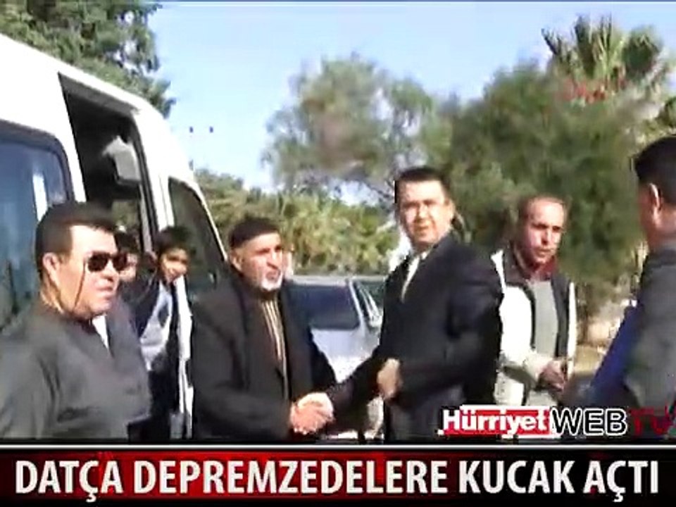 DATÇA DEPREMZEDELERE KUCAK AÇTI