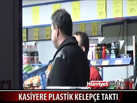 MARKETİ BÖYLE SOYDU