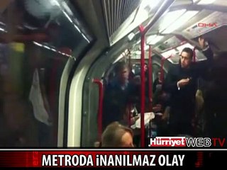 METRODA İNANILMAZ OLAY