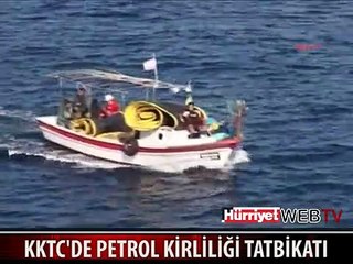 PETROL KİRLİLİĞİ TATBİKATI'NDAN GÖRÜNTÜLER