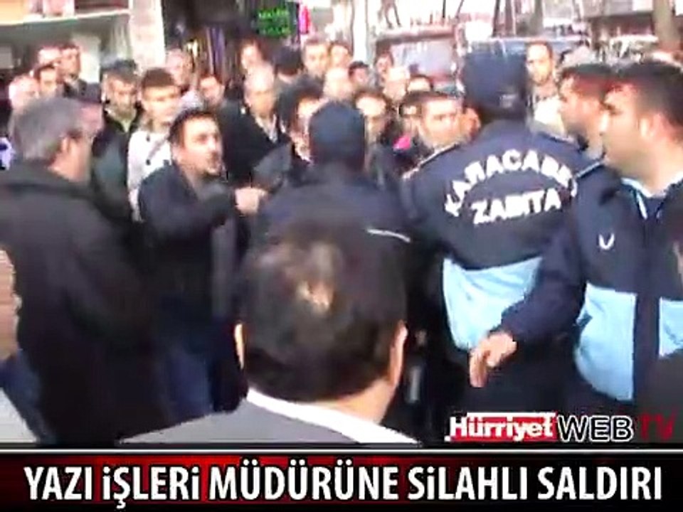 BELEDİYE YAZI İŞLERİ MÜDÜRÜNE SİLAHLI SALDIRI