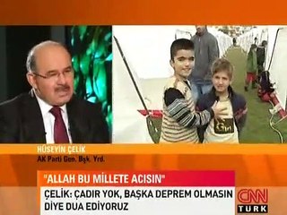 HÜSEYİN ÇELİK: ÇADIR YOK, BAŞKA DEPREM OLMASIN