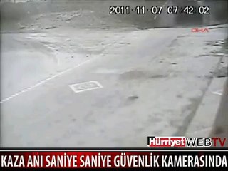 KAZA ANI BÖYLE GÖRÜNTÜLENDİ