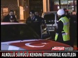 ALKOLLÜ SÜRÜCÜ POLİSLERE SALDIRDI