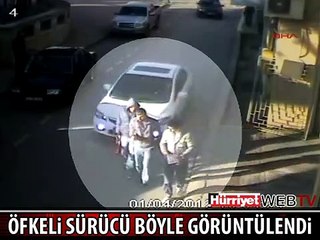 VİCDANSIZ SÜRÜCÜ KAMERAYA BÖYLE YAKALANDI