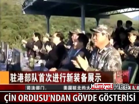 ÇİN ORDUSU'NDAN GÖVDE GÖSTERİSİ