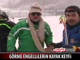 GÖRME ENGELLİLER KARTEPE'DE KAYAK YAPTI