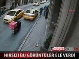 HIRSIZ GÜVENLİK KAMERASINA YAKALANDI