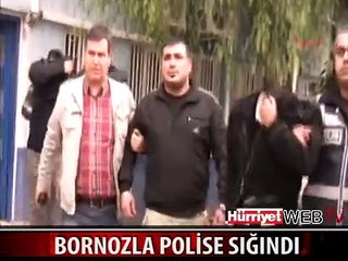 TECAVÜZ EVİNDEN BORNOZLA KAÇTI