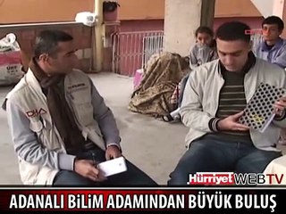 ADANALI BİLİM İNSANININ BÜYÜK BULUŞU