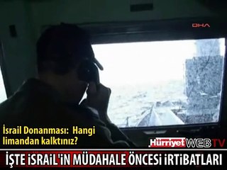 İŞTE İSRAİL DONANMASI VE YARDIM FİLOLARI ARASINDAKİ O İRTİBAT