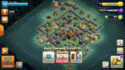 Momen Lucu Ketika Mencari Lawan di Builder Hall8 COC