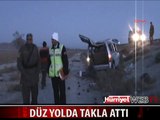 TAKLALAR ATARAK ŞARAMPOLE YUVARLANDI