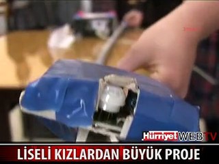 LİSELİ ÖĞRENCİLERDEN MÜTHİŞ PROJE