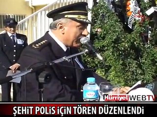 HATAY'DA ŞEHİT POLİS İÇİN TÖREN