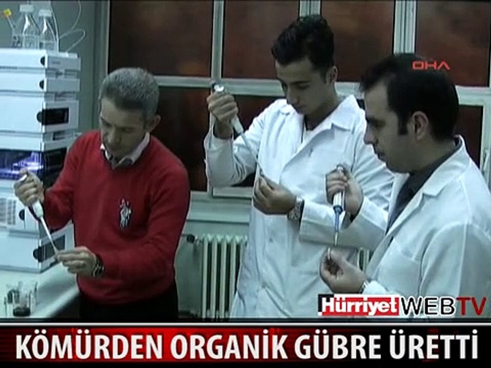 KÖMÜRDEN ORGANİK GÜBRE ÜRETTİ