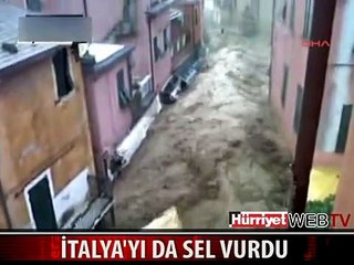 İTALYA'YI DA SEL VURDU