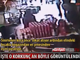 EŞİNİ BOĞAZINDAN BÖYLE BIÇAKLADI