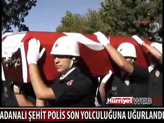 ŞEHİT POLİS GÖZYAŞLARIYLA UĞURLANDI