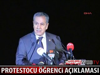 ARINÇ'TAN PROTESTOCU ÖĞRENCİ AÇIKLAMASI