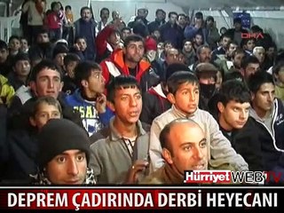 DEPREMZEDELERİN DERBİ HEYECANI