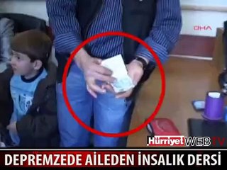 İKİNCİ İNSANLIK DERSİ DEPREMZEDE AİLEDEN