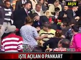 İŞTE AÇILAN O PANKART