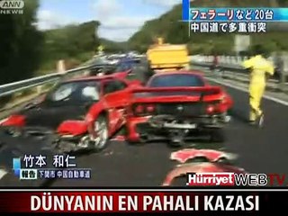 JAPONYA'DA SÜPER LÜKS ARABA KAZASI