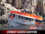 ZORBEY ADLI KURU YÜK GEMİSİ BATIYOR