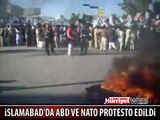 ABD VE NATO'YU BÖYLE PROTESTO ETTİLER