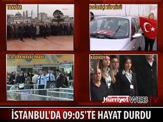 İSTANBUL'DA 09.05'TE HAYAT DURDU