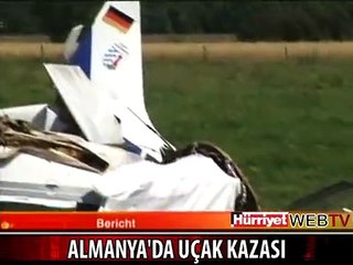 ALMANYA'DA DÜŞEN UÇAKTA 2 KİŞİ ÖLDÜ