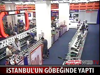 İSTANBUL'UN GÖBEĞİNDE YAPTI