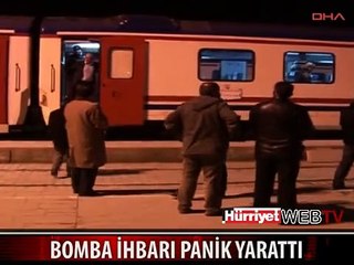 BOMBA İHBARI PANİK YARATTI
