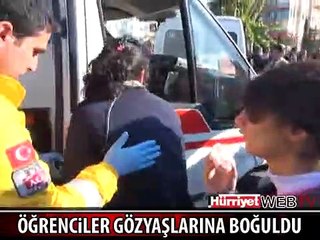 ÖĞRENCİ SERVİSİNDE DEHŞET ANLARI