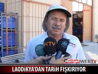 LAODİKYA'DAN TARİH FIŞKIRIYOR