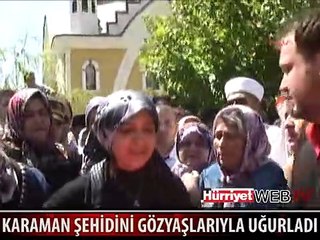 ŞEHİT ER SON YOLCULUĞUNA UĞURLANDI