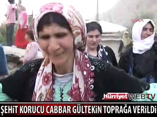 ŞEHİT KORUCU KÖYÜNDE TOPRAĞA VERİLDİ