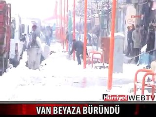 VAN BEYAZA BÜRÜNDÜ