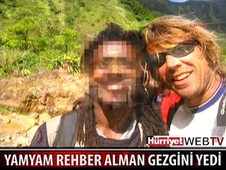 YAMYAM REHBER ALMAN GEZGİNİ PİŞİRİP YEDİ