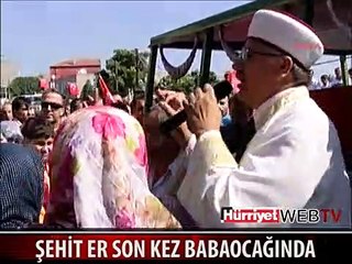 ŞEHİT ER KARAKUŞ SON KEZ BABA EVİNDE