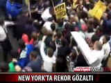 NEW YORK'TA BÜYÜK PROTESTO GÖSTERİSİ